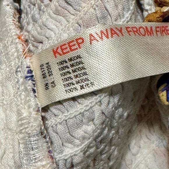 ANTHROPOLOGIE Smocked Paisley Print Square Neckline Cropped Tank Top - Picture 7 of 8